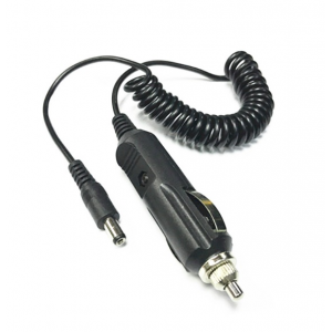 HS0695 12V Car Auto LED Male Cigarette Lighter with LED and 1.2m DC  2.1mm cable 