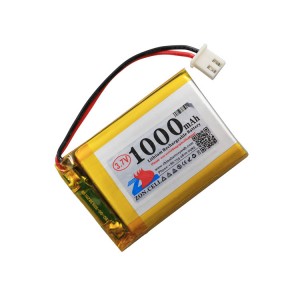 HS1546 3.7V 1000mAh battery 51*30*6mm  with PH2.0 connector