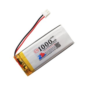 HS1547 3.7V 800mAh battery 66*27*4mm  with PH2.0 connector