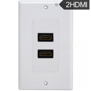 HS2341 HDMI Faceplate  Dual Port