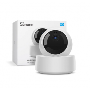 HS2692 SONOFF GK-200MP2-B WiFi IP Camera 1080P 360 Degree Security Camera Smart Wireless IR Night Vision Baby Monitor eWeLink APP Control Surveillance Camera