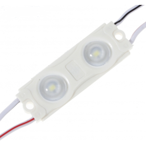 HS2845 IP65 LED Module 2LED with Lens 2835 Module 12V 1W cool white 