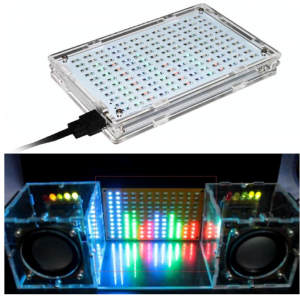 HS3047 Diy electronic kit LED colorfule music spectrum display 