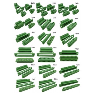 HS3339 2EDG Pitch 5.08mm 2P/3P/4P/5P/6P/8P/9P/10P/12P/16P/18P/22P Terminal Block Connector