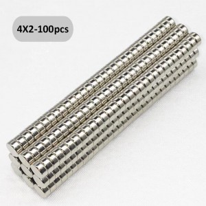 HS5284 mini super strong φ4x2mm round Magnet 100pcs