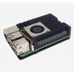 HS6127 Raspberry Pi 5 Aluminum Case with 1pc Turbo Blower Fan