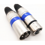 HS6079 Metal Canon balance XLR plug 3P Male/Female