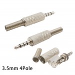 HS4286 3.5mm 4Pole Audio Plug 10pcs