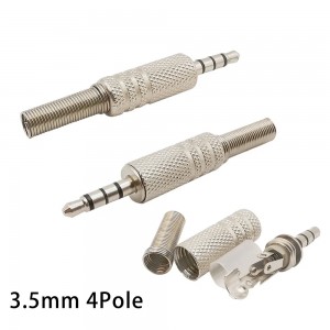 HS4286 3.5mm 4Pole Audio Plug 10pcs