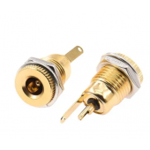 HS6206 All-copper gold-plated DC Plug DC-099 5.5*2.1/5.5*2.5 DC Power Socket 20A
