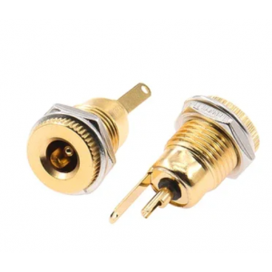 HS6206G All-copper gold-plated DC Plug DC-099 5.5*2.1/5.5*2.5 DC Power Socket 20A