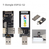 HS6275 TTGO T-Dongle ESP32-S2 Wireless WIFI Module 1.14 Inch LCD Display Development Board OTG Male Female Interface Support TF Card