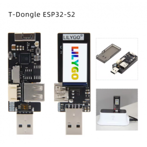 HS6275 TTGO T-Dongle ESP32-S2 Wireless WIFI Module 1.14 Inch LCD Display Development Board OTG Male Female Interface Support TF Card