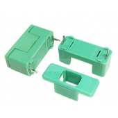 HS6282 100pcs Fuse Holder PTF-77/78/76 5*20MM Green With Cover Outer/InnerFoot 22MM/15MM
