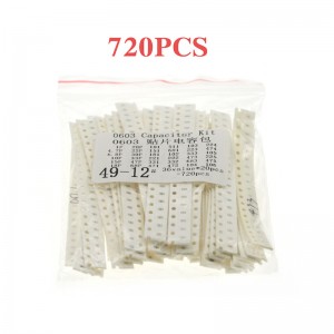 HS6312 720PCS 0603 36kinds X20pcs Capacitor kit