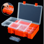 HS6321 2 layer Plastic Box Orange EKB-216