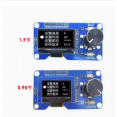 HS6396 0.96/1.3 inch white oled display screen combined with EC11 rotary encoder module IIC interface for arduino