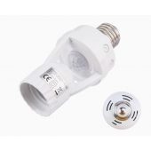 HS6406 AC100-240V Infrared Body Sensor Lamp Head E27 Screw Port Sensor Lamp Head Infrared Sensor Switch