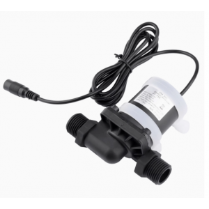 HS6444 12V 24V DC Multifunctional Brushless Water Pump DC Pump Booster Pump Warm Air Water Cooled Circulation Pump 1/2" DN15