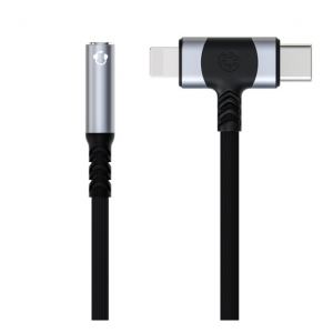 HS6456 Type-c/Lightning to 3.5mm cable 