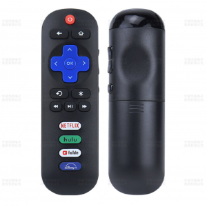 HS6486 New Replacement Remote Control Use for Roku TV with Netflix DEEZER BeinSports Crackle Shortcut Keys Controller