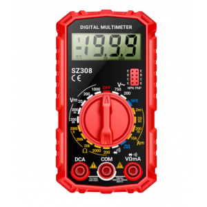 HS6537 ANENG SZ308 Square Wave Digital Tester 1999 Counts HFE Triode Buzzer Multimeter AC/DC Voltage 10A Current Multimeters Meter Tool