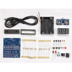 HS6569 51 Single-chip Microcomputer Ultrasonic Distance Measuring Equipment Parking Sensor Alarm HC-SR04 Module DIY Kit