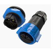 HS6585 2+8Pin/3+9Pin/ 2+20Pin IP67 Plug Socket Multi Pin Connectors Waterproof Data And Power Connection