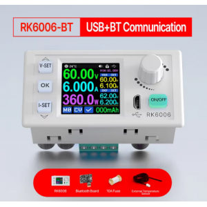 HS6607 RD RK6006 / RK6006-BT  / RK6006-C 60V 6A 4 Digit Adjustable AC To DC Step Down Voltage Bench Power Supply