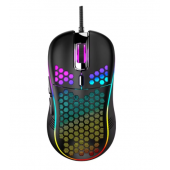 HS6619 USB Wired Gaming Mouse Mechanical Mice with Colorful Lighting