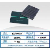 HS6717 95*48mm 5.5V 100ma Solar Panel