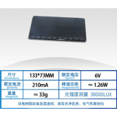 HS6733 133*73mm 6v 210ma Solar Panel