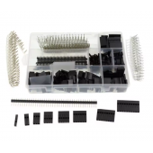 HS6747 1450Pcs Dupont Connector 2.54mm, Dupont Connector Kit PCB Headers Male Female Pins Electronics, Terminal Connector Kit