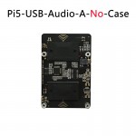 HS6798 Raspberry Pi 5/4B USB Audio Sound Card Moudle HAT USB Driver-Free Onboard Dual Speakers 3.5mm headphone jack