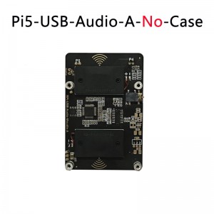 HS6798 Raspberry Pi 5/4B USB Audio Sound Card Moudle HAT USB Driver-Free Onboard Dual Speakers 3.5mm headphone jack