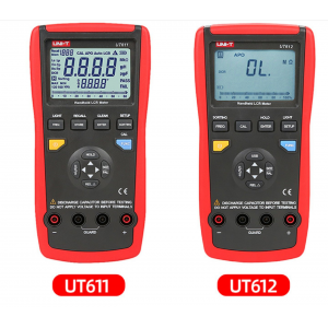 HS6830 UNI-T UT611 UT612 LCR Digital Bridge Capacitance Meter Multimeter Resistance and Inductance Instrument Frequency Test LCD